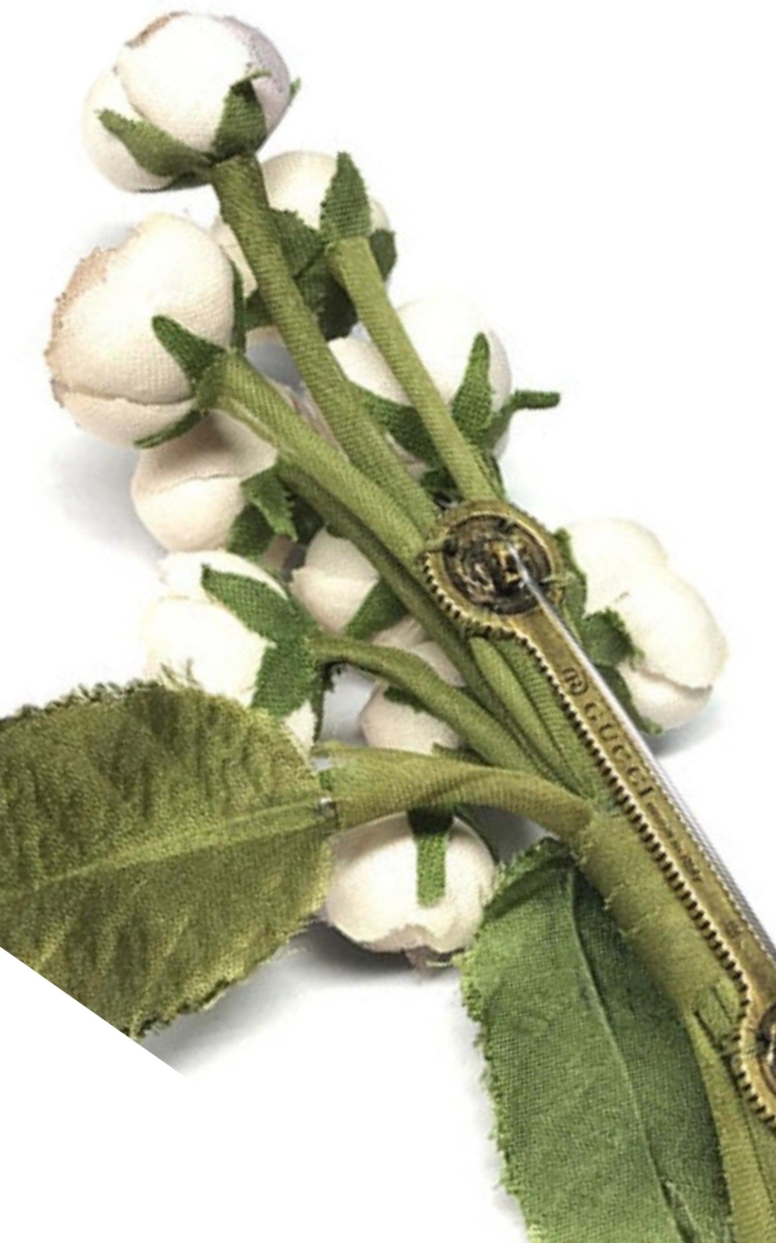 Gucci Lily of the Valley Brooch - Runway Catalog