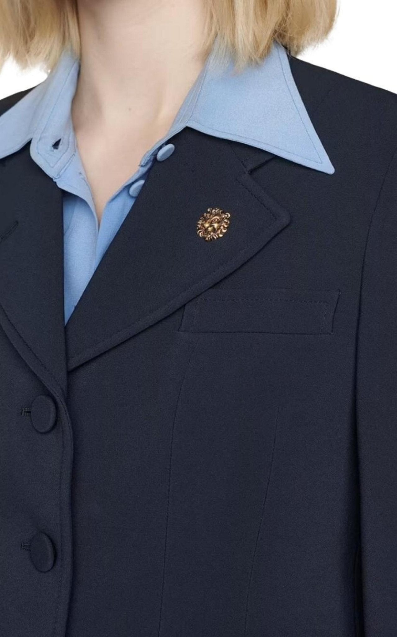 Gucci Lion Embellished Brooch - Runway Catalog