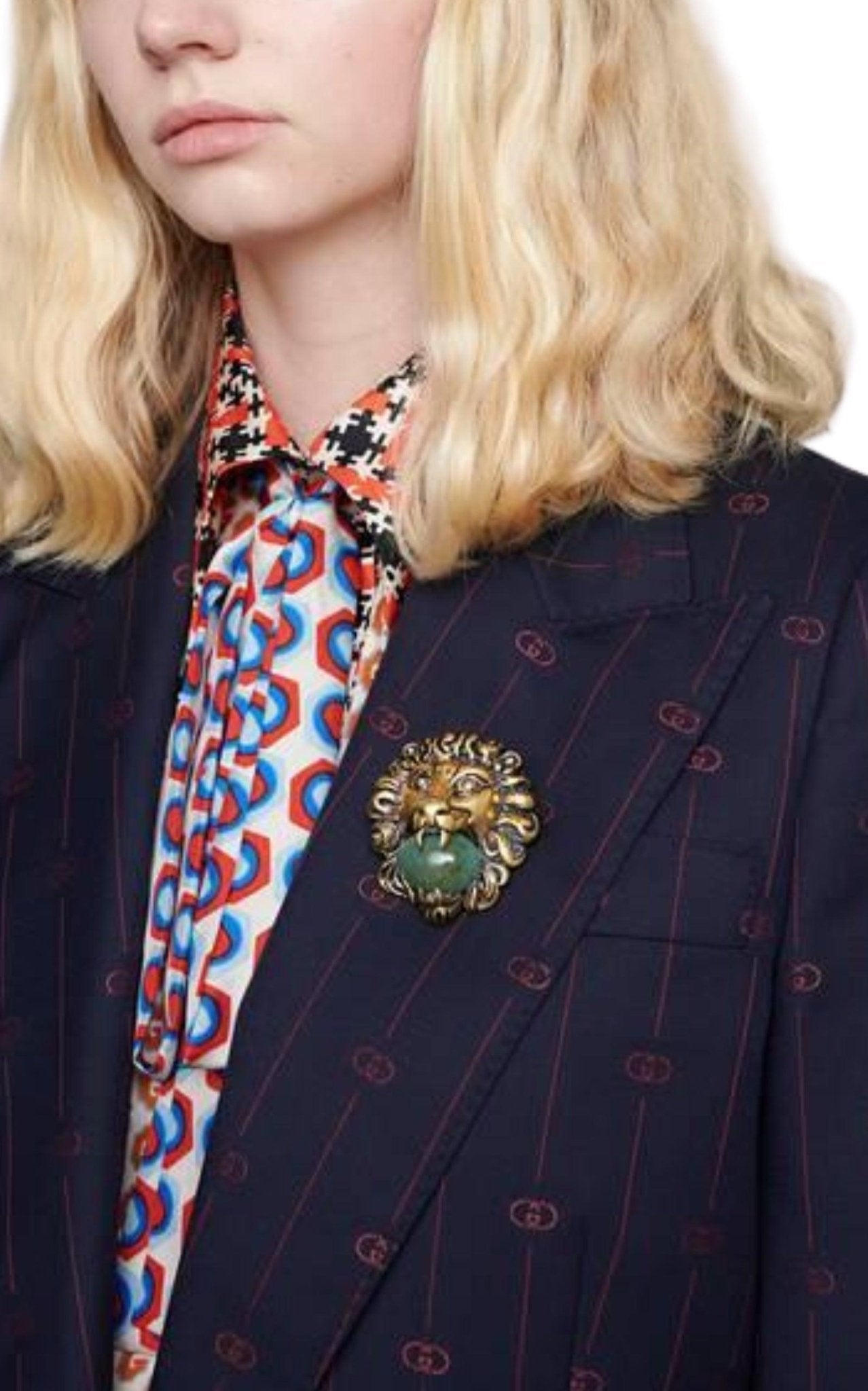 Gucci Lion Head Brooch - Runway Catalog