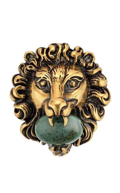 Gucci Lion Head Brooch - Runway Catalog