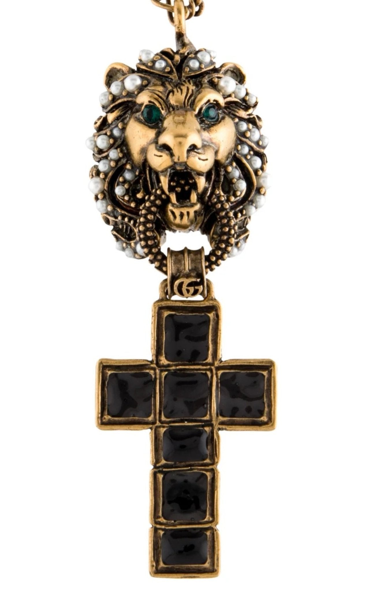 Gucci Lion Head Pendant Necklace - Runway Catalog