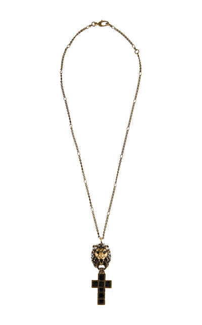 Gucci Lion Head Pendant Necklace - Runway Catalog