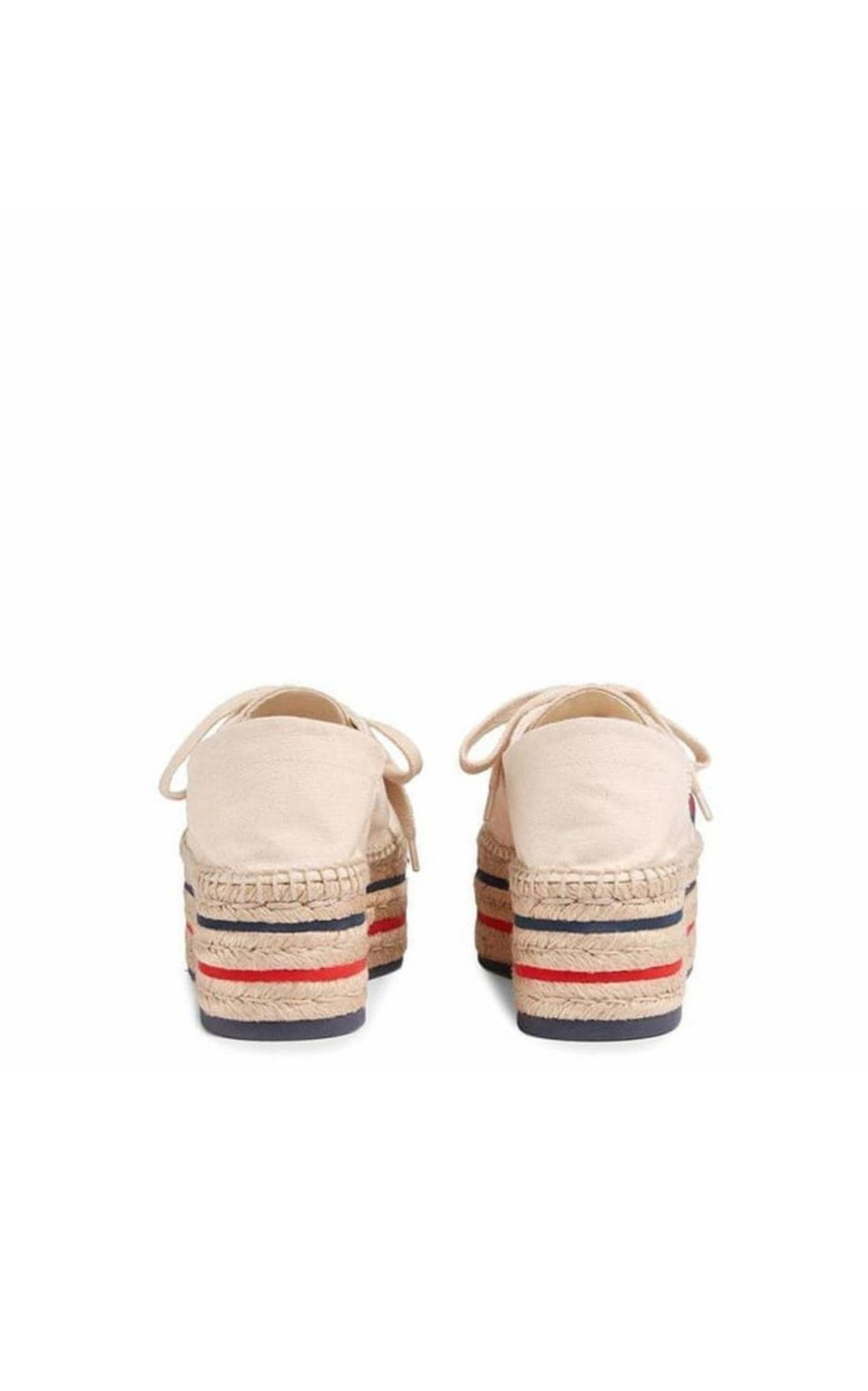 Logo Platform Espadrilles Gucci