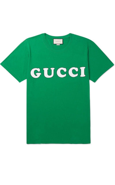Gucci Logo - Print Cotton T-Shirt - Runway Catalog