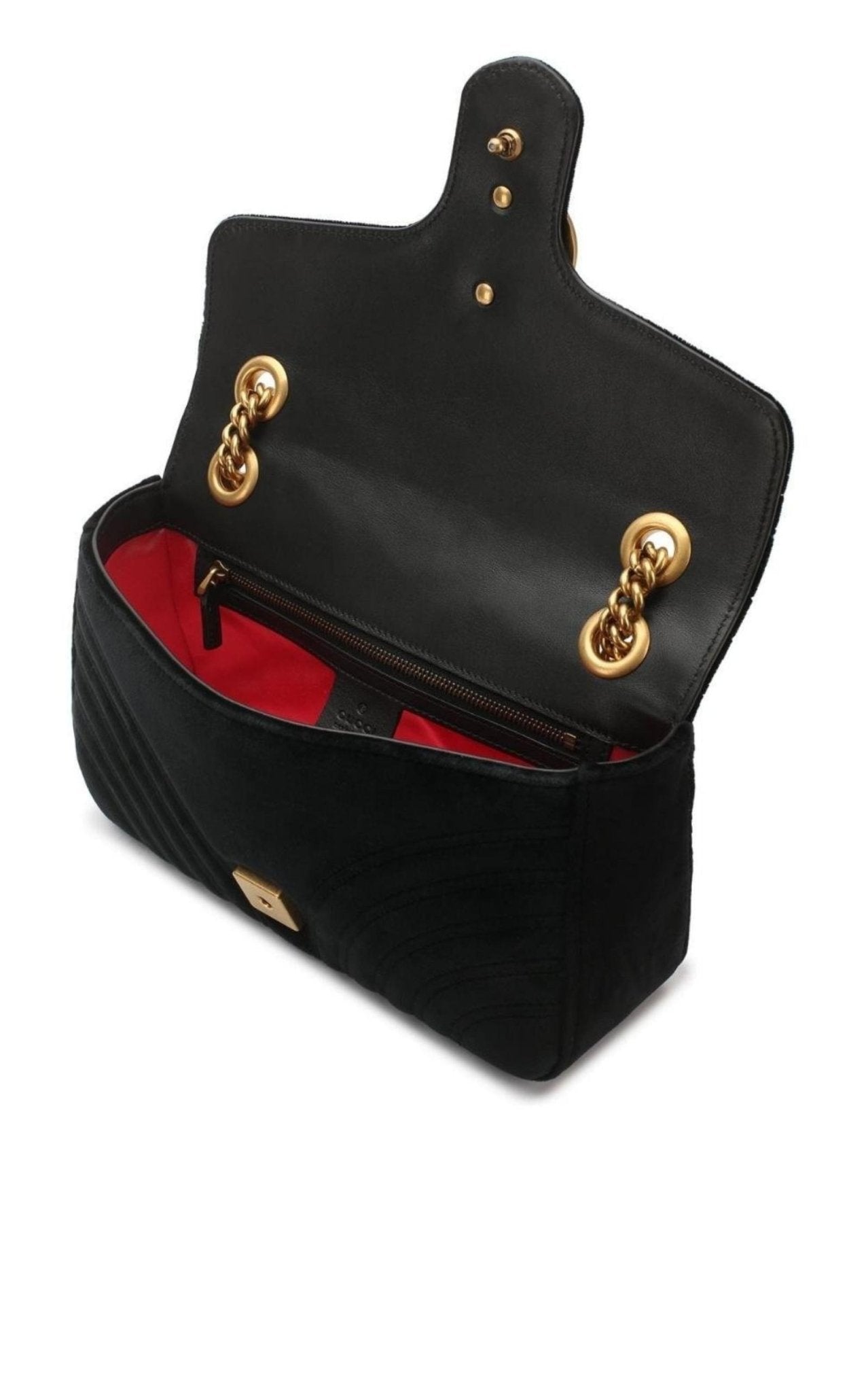 Gucci Matelasse Velvet Mini Black - Runway Catalog