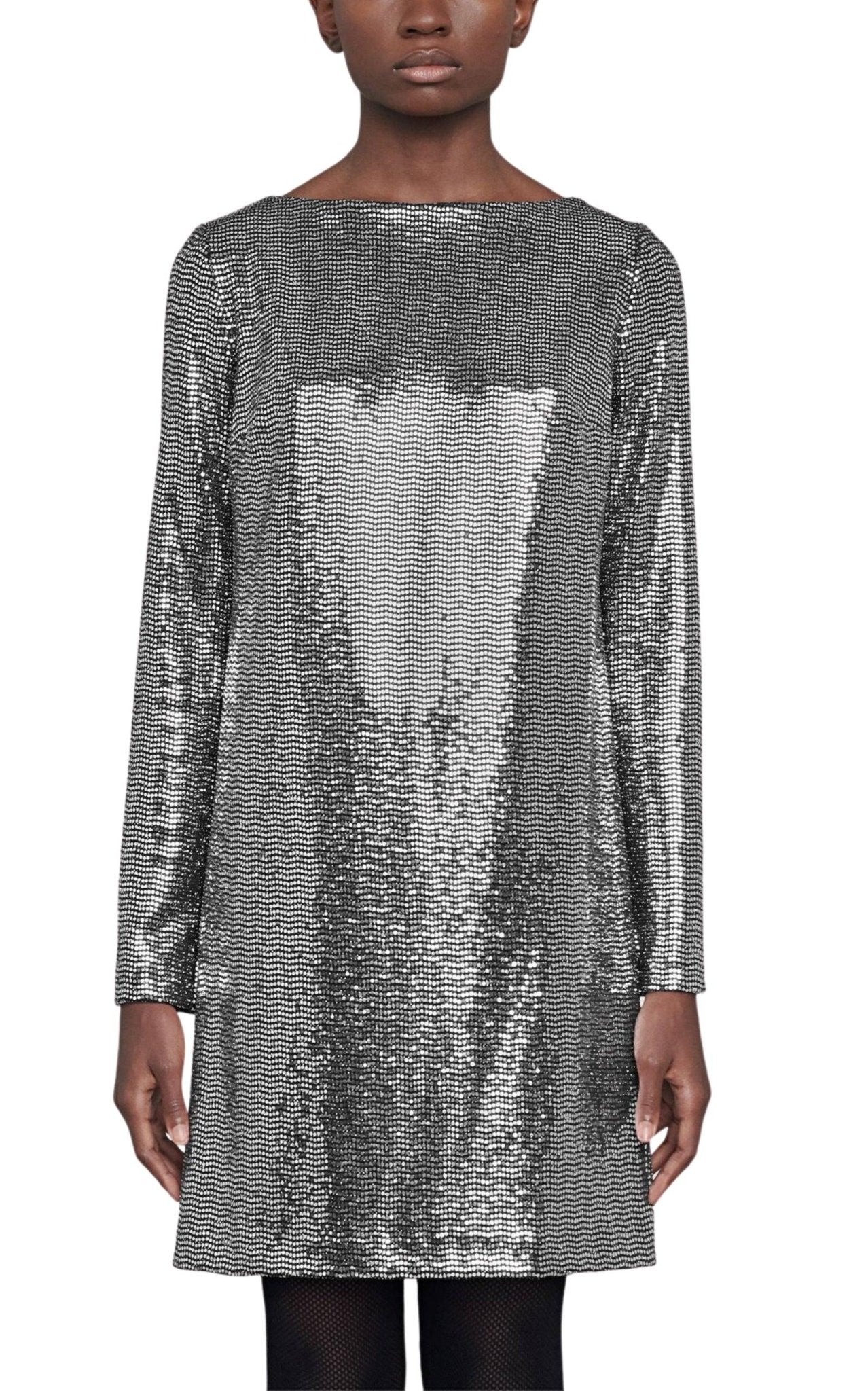 Gucci Metallic Dotted Jersey Dress - Runway Catalog