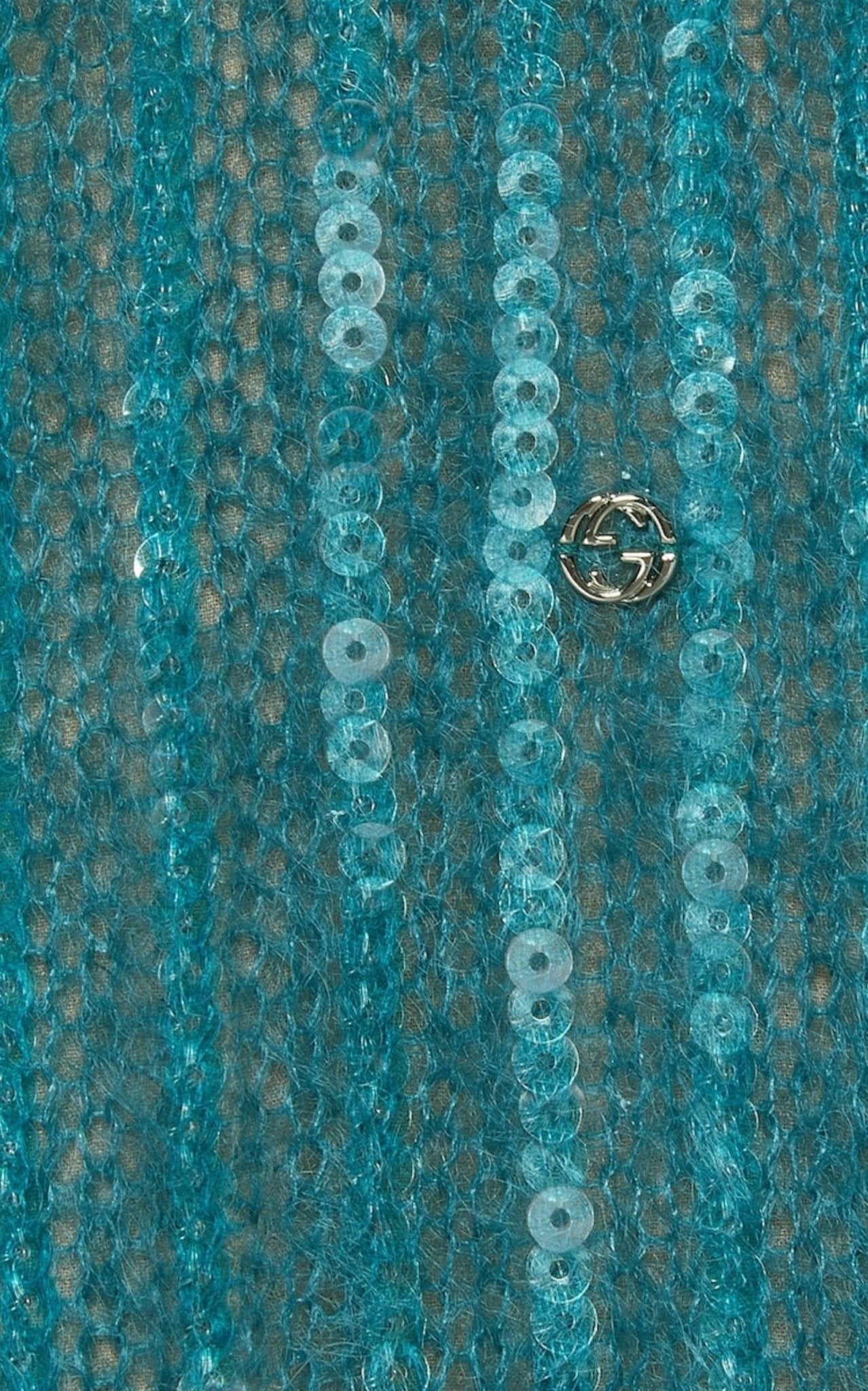 Gucci Mohair Silk Skirt With Interlocking G In Green - Runway Catalog