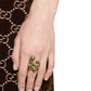 Monkey Ring In Metal In Pearl Gucci