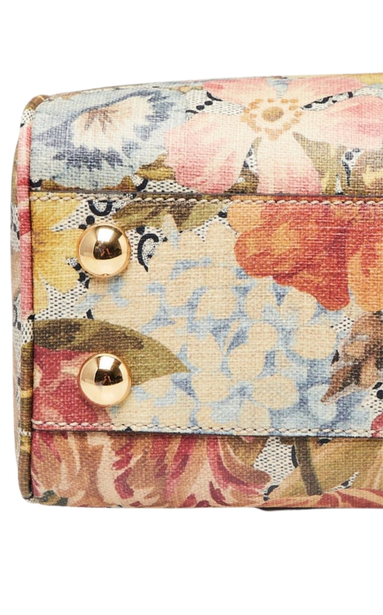Gucci Multicolor Floral Print GG Coated Canvas Ophidia Bag - Runway Catalog