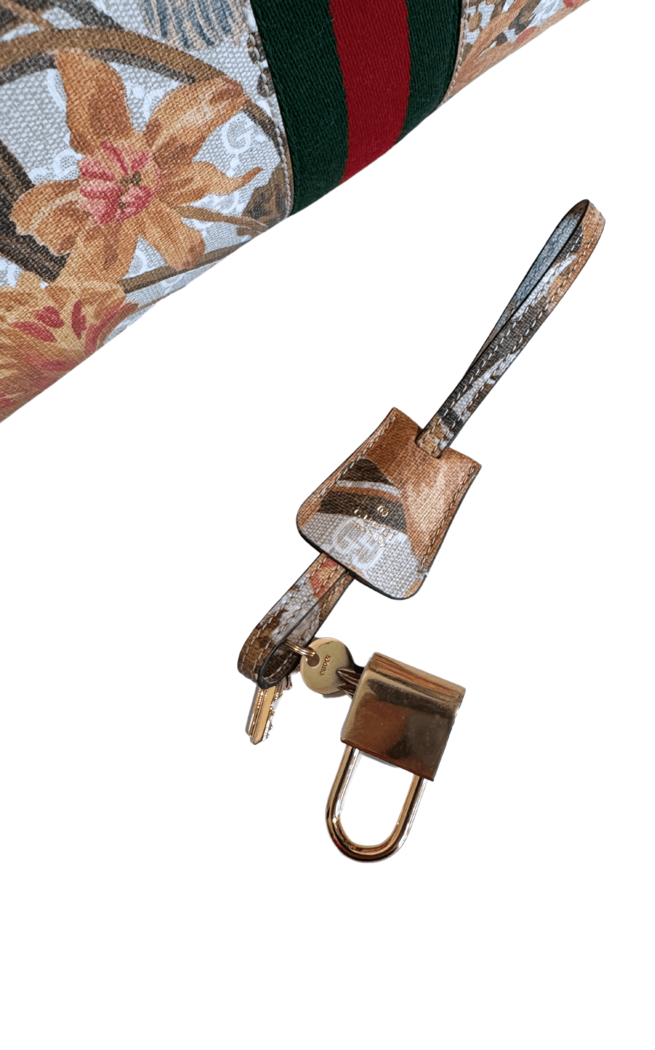 Gucci Multicolor Floral Print GG Coated Canvas Ophidia Bag - Runway Catalog