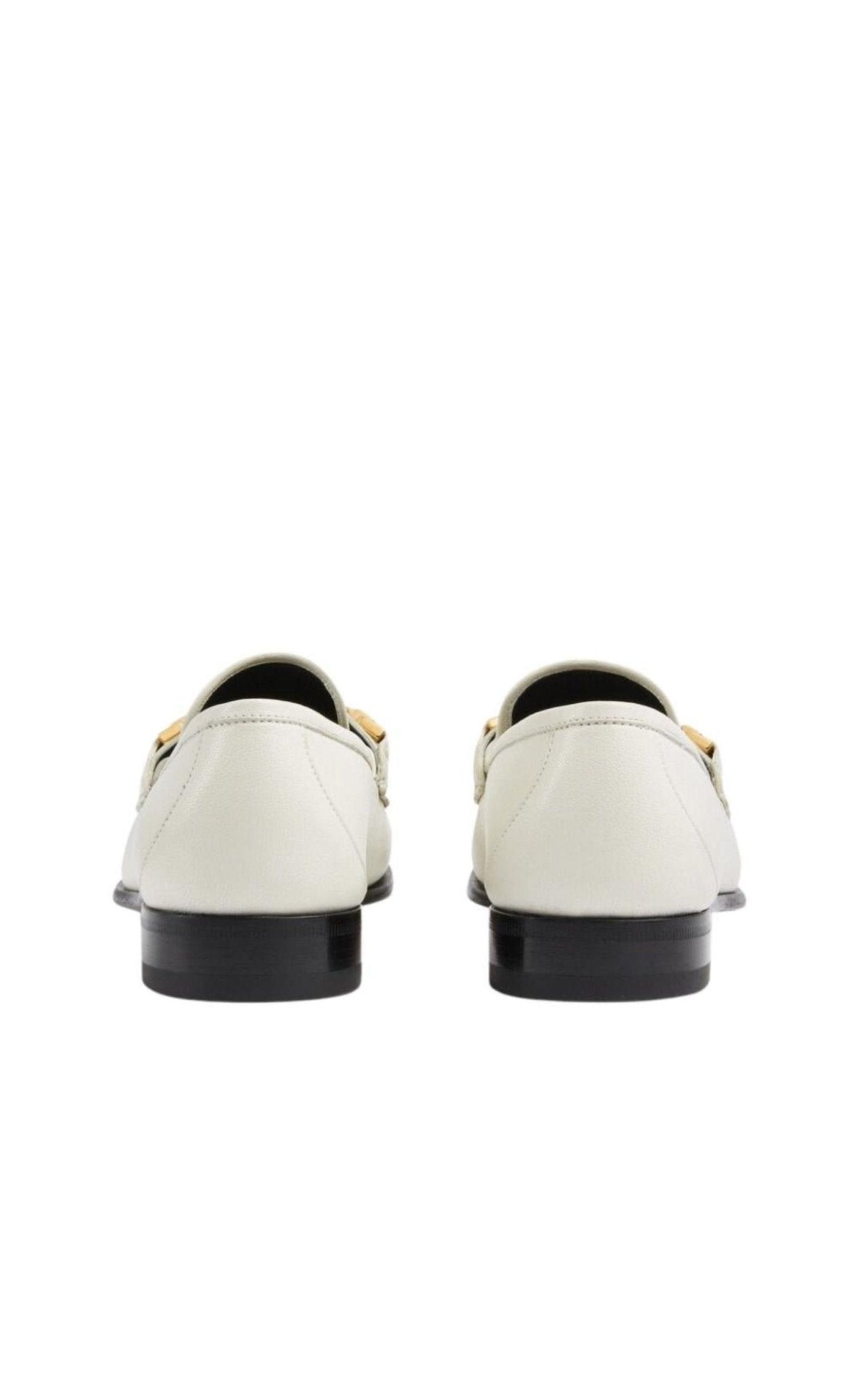 Gucci Off - White Curb Chain Loafers - Runway Catalog