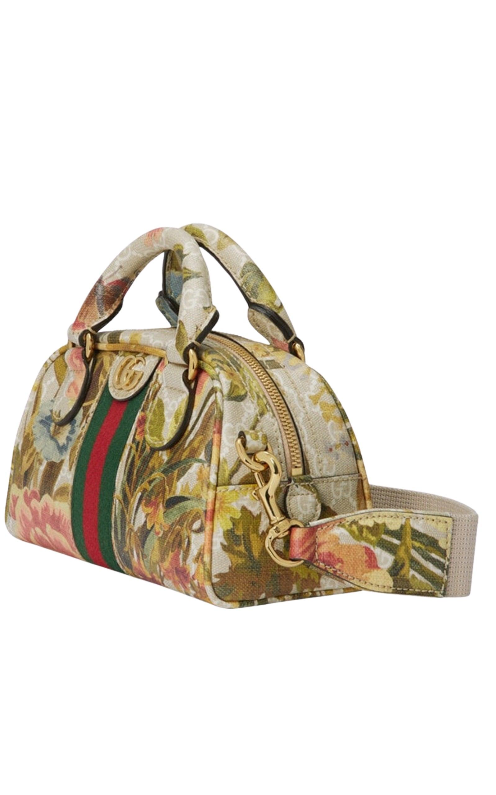 Gucci Ophidia GG Floral Shoulder Mini Bag - Runway Catalog