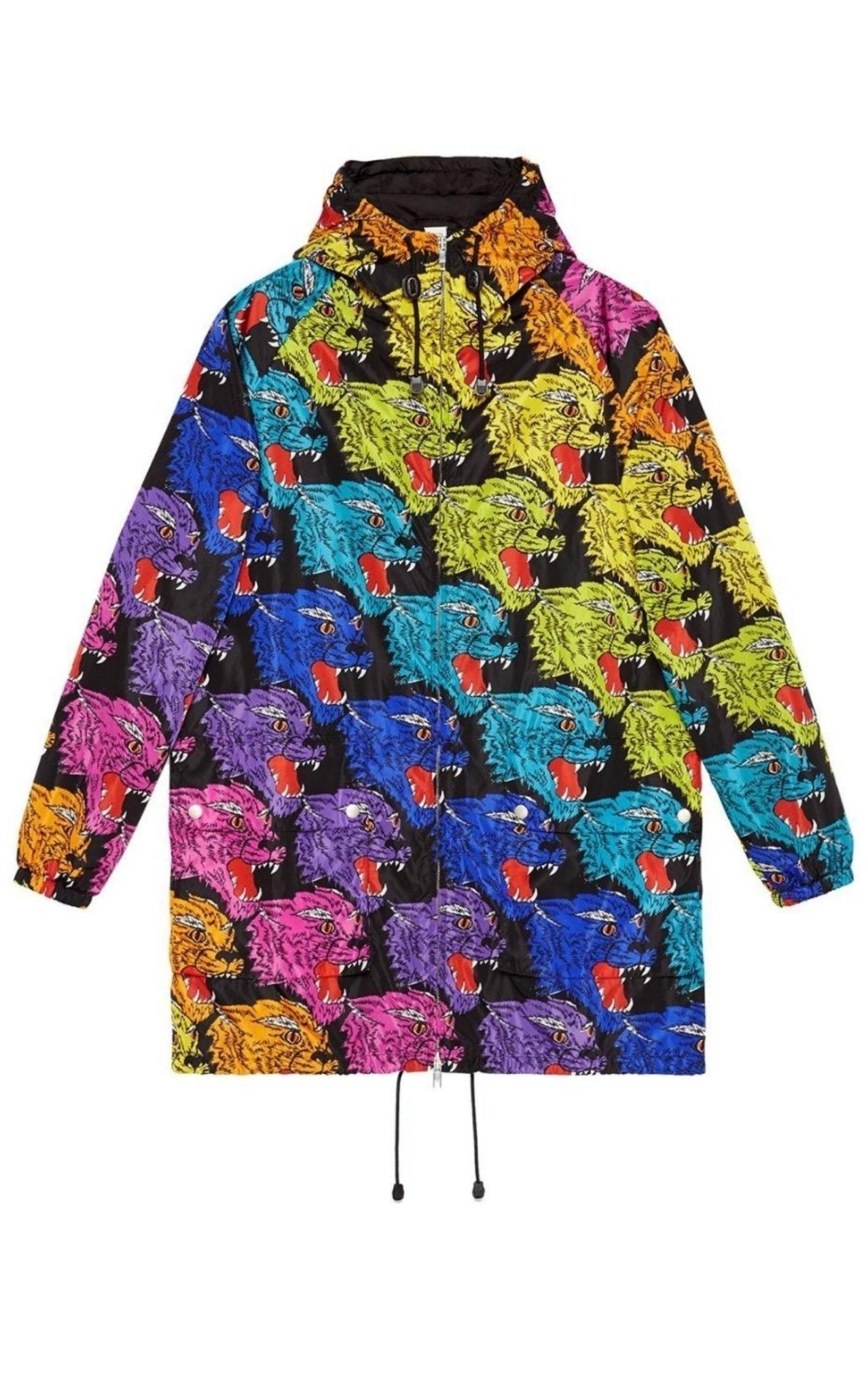 Gucci Panther Face Nylon Jacket - Runway Catalog