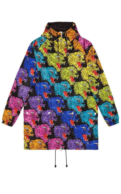 Gucci Panther Face Nylon Jacket - Runway Catalog