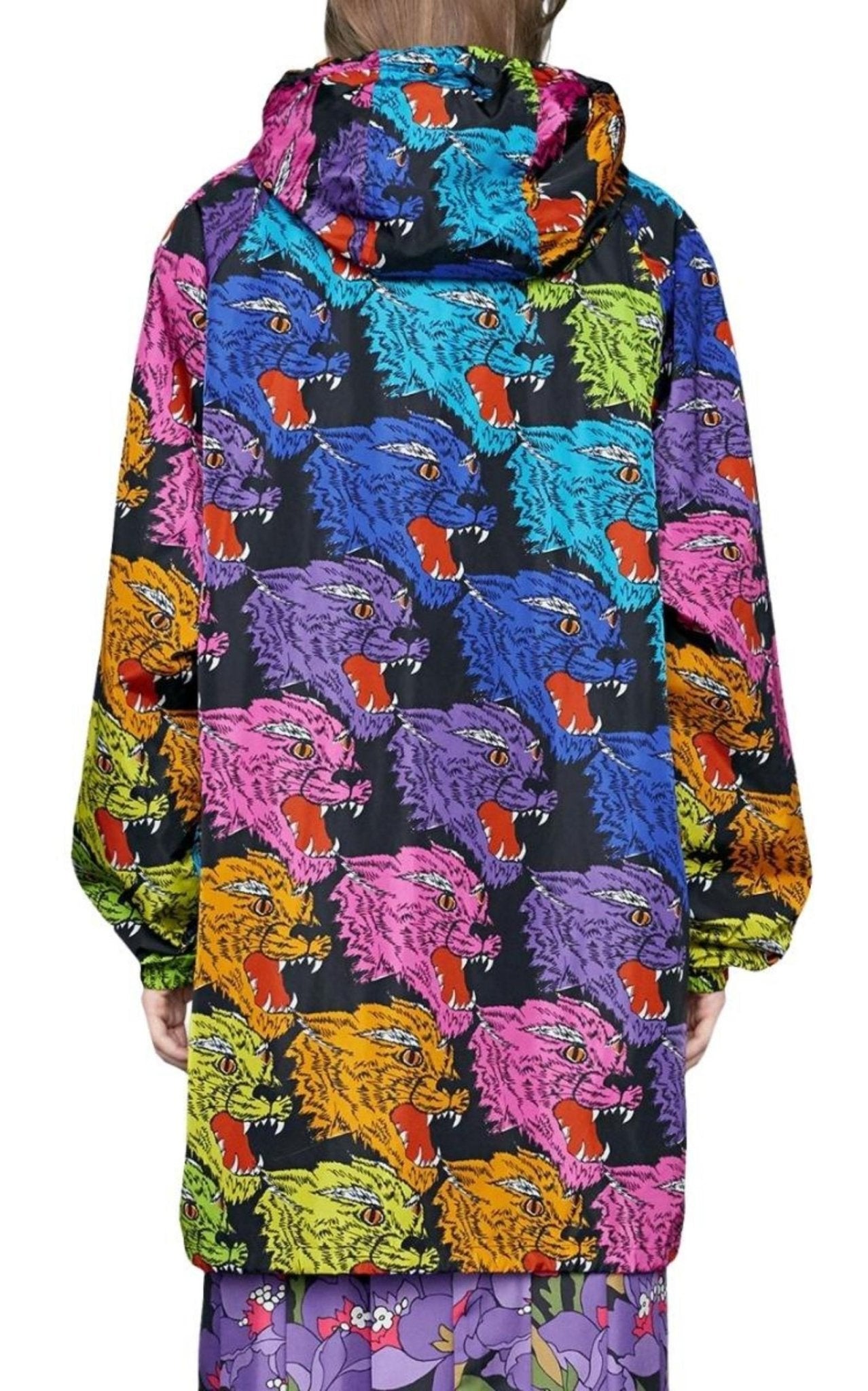 Gucci Panther Face Nylon Jacket - Runway Catalog