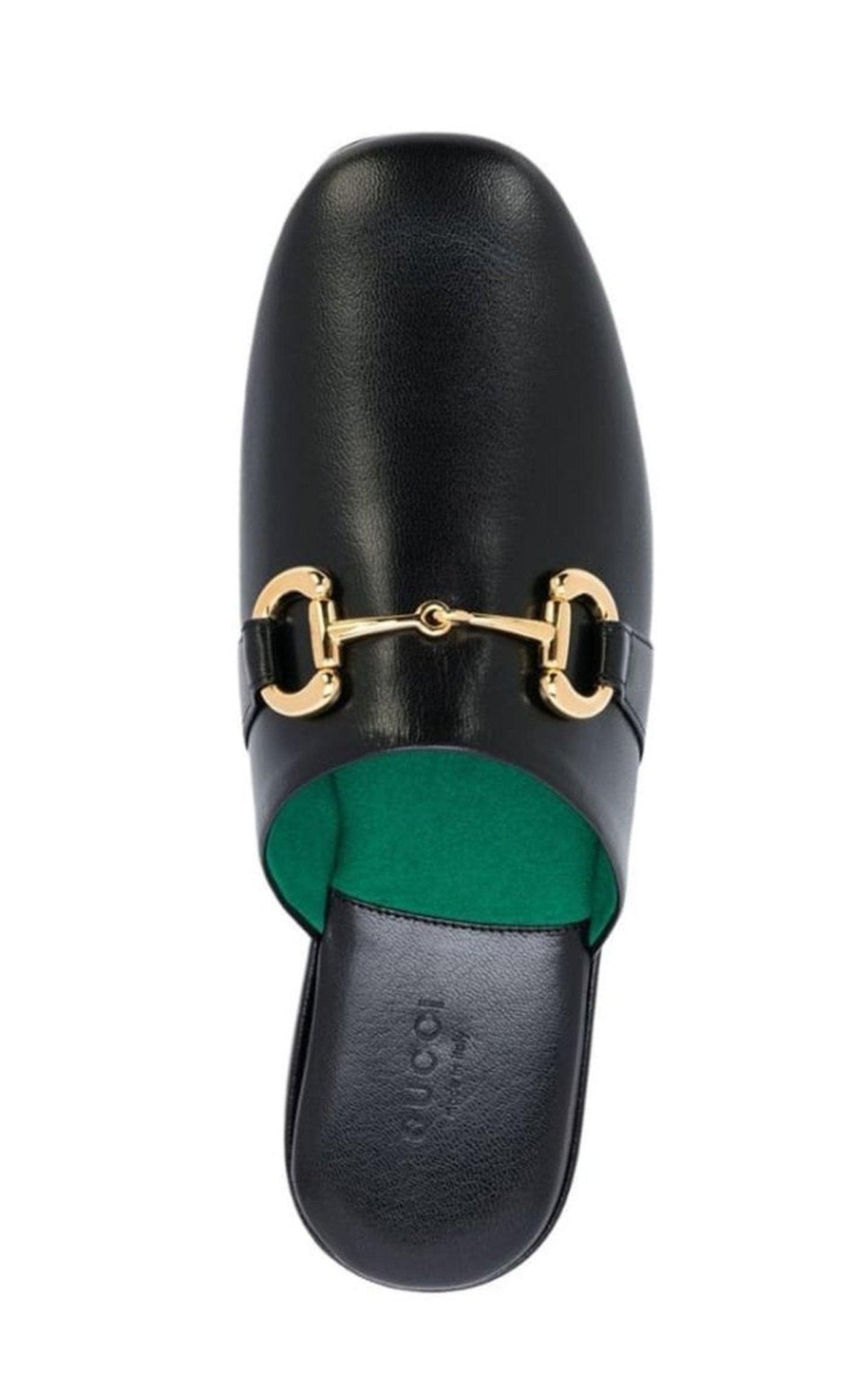 Gucci Pericle Horsebit Leather Slippers - Runway Catalog
