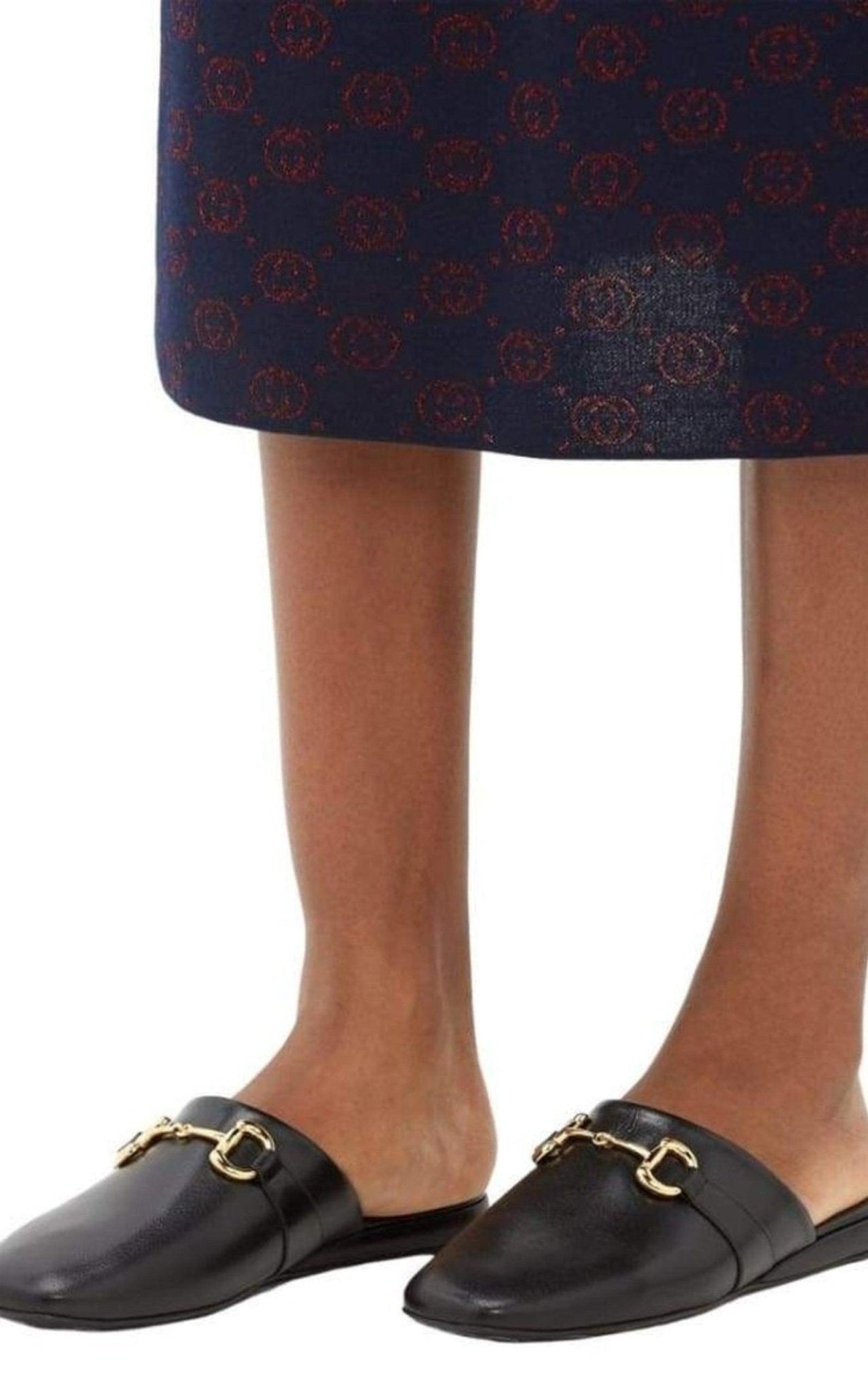 Gucci Pericle Horsebit Leather Slippers - Runway Catalog