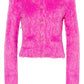 Pink Brushed Wool Cardigan Gucci