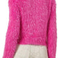 Pink Brushed Wool Cardigan Gucci