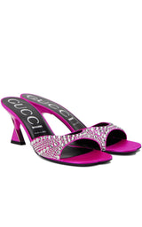 Gucci Pink Galactica Heeled Sandals - Runway Catalog