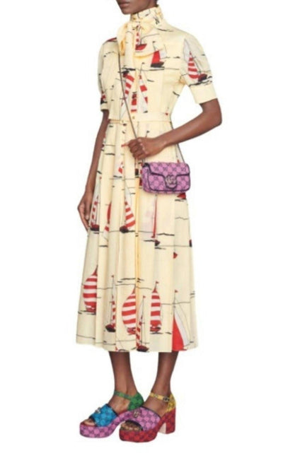 Gucci Pink GG Marmont Pink Super Mini Bag - Runway Catalog