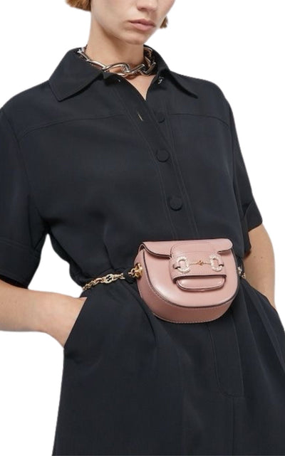 Gucci Pink Horsebit 1955 Belt Bag - Runway Catalog