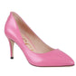 Pink Leather Stiletto Pump Gucci