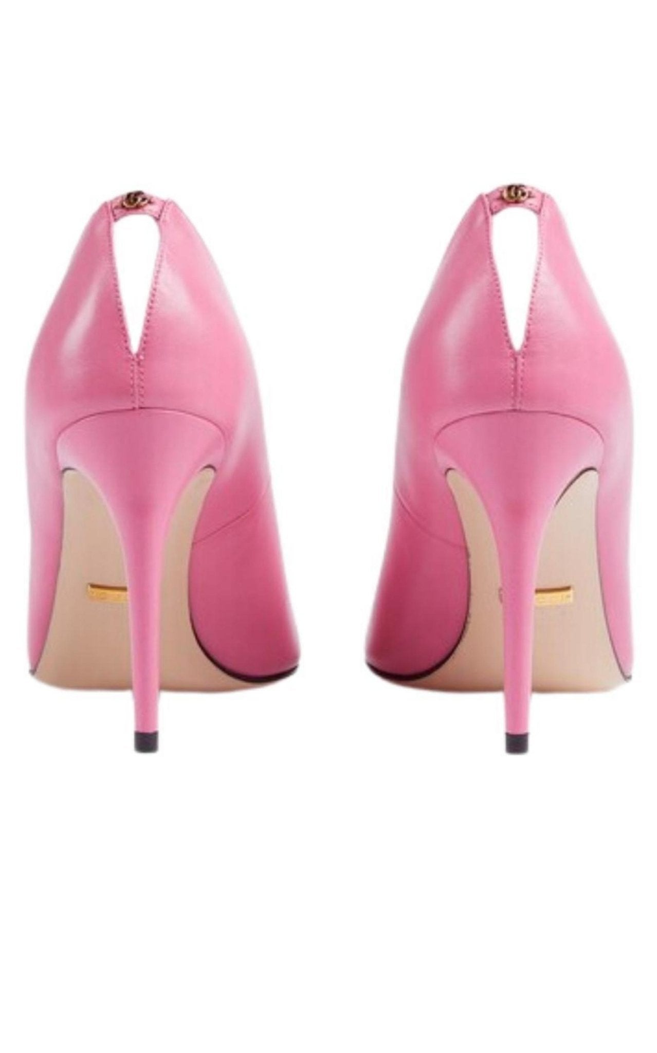 Gucci Pink Leather Stiletto Pump - Runway Catalog