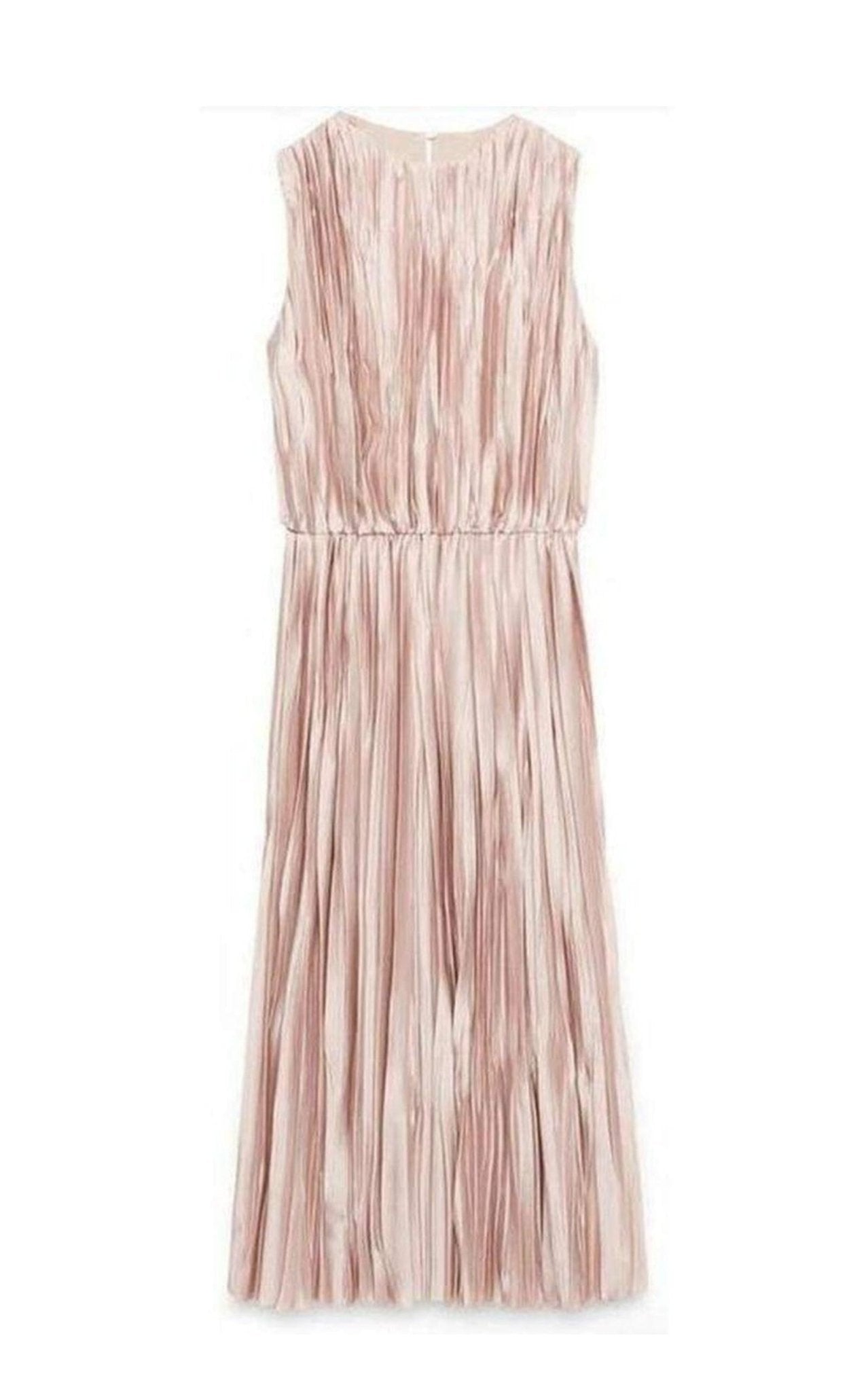 Gucci Pink Poly Satin Plisse Dress - Runway Catalog