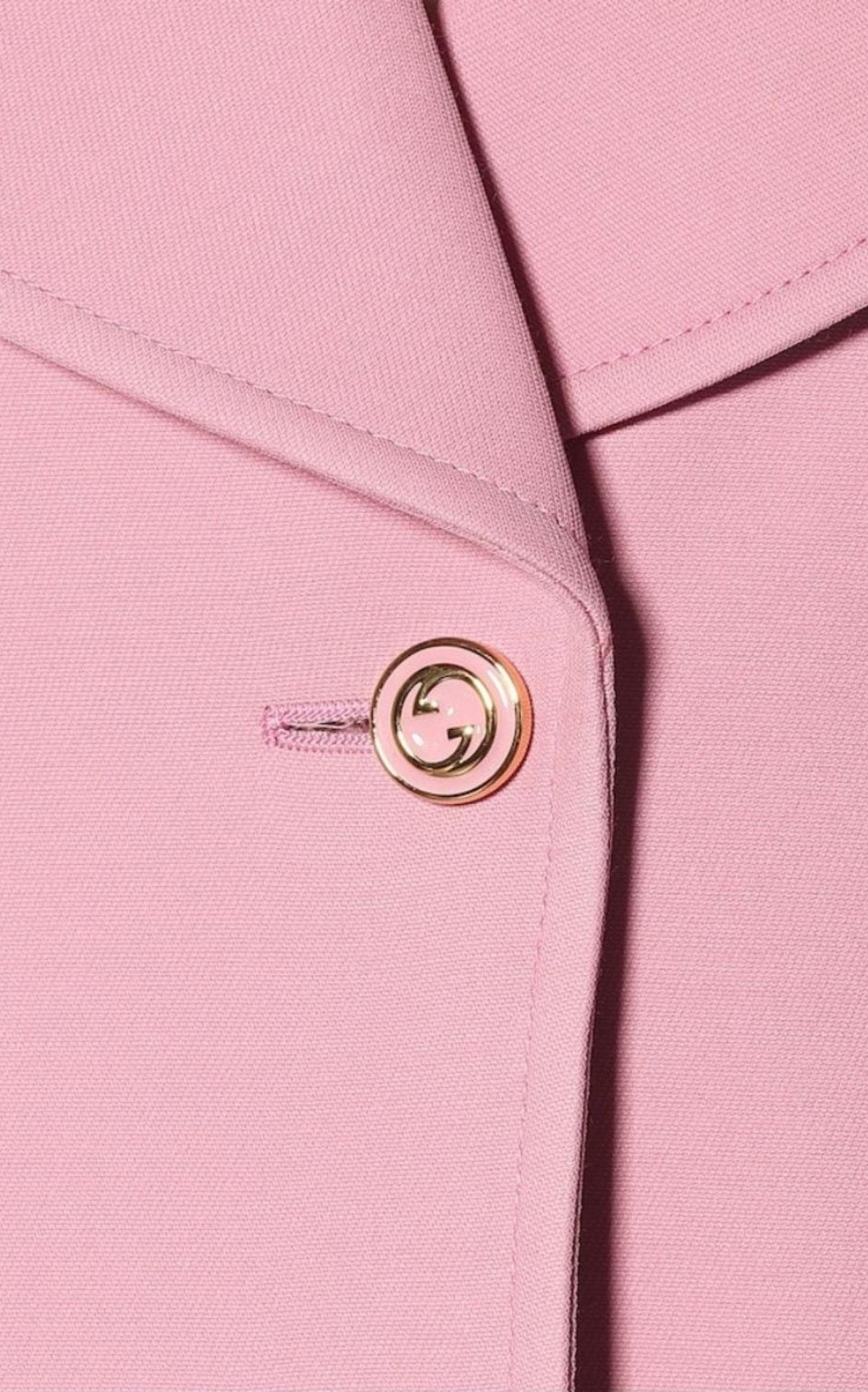 Gucci Pink Silk and Wool Blazer Jacket - Runway Catalog