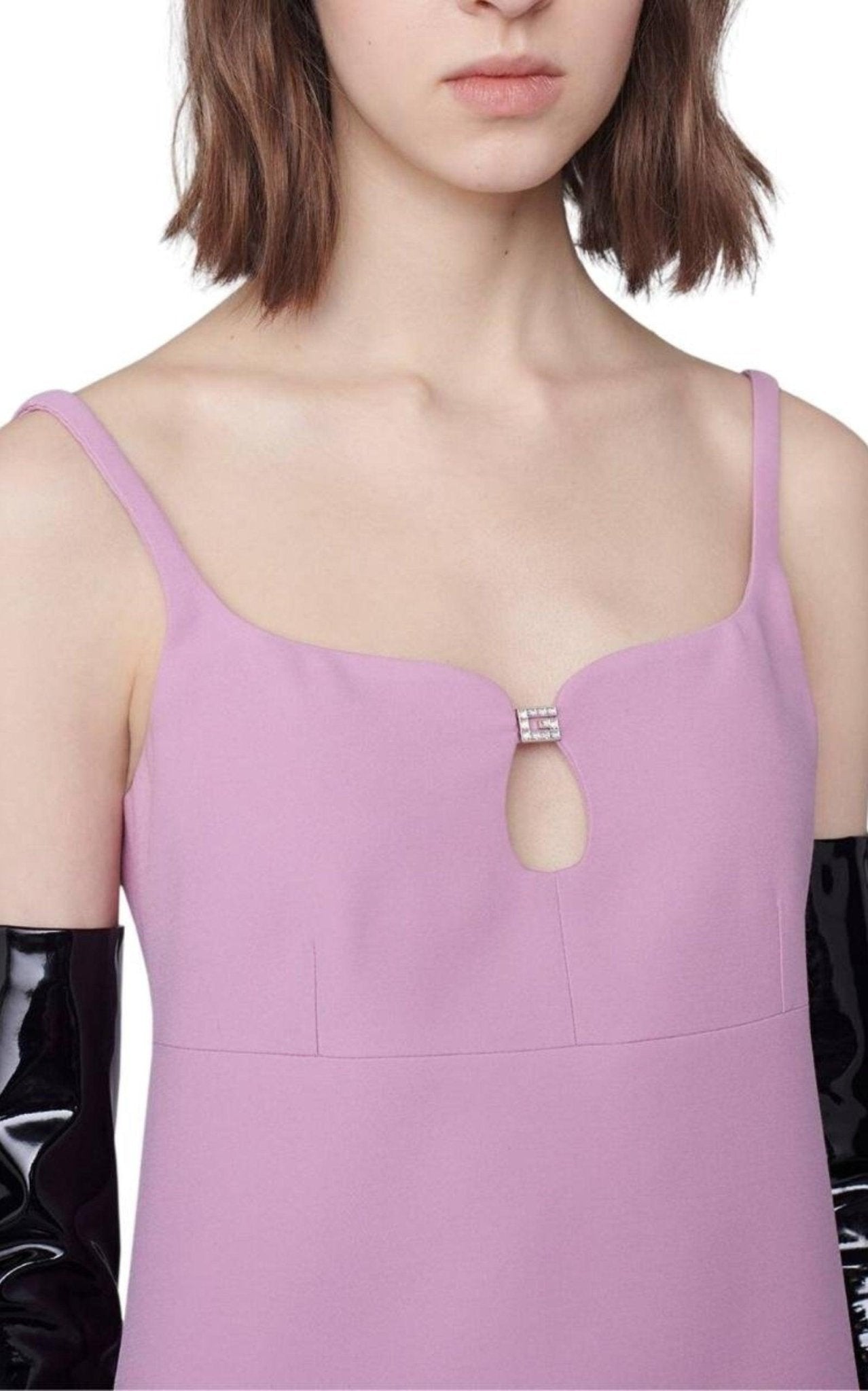 Gucci Pink Silk and Wool Cady Crepe Dress - Runway Catalog