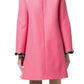 Pink Velvet Trim Dress Gucci