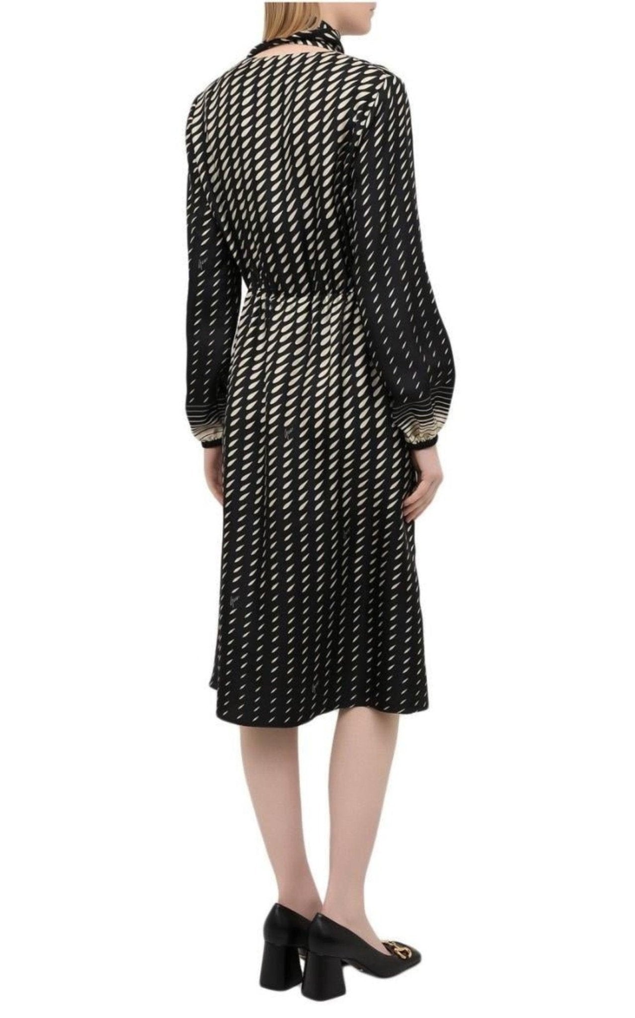 Gucci Printed Scarf Belted Wrap Dress - Runway Catalog