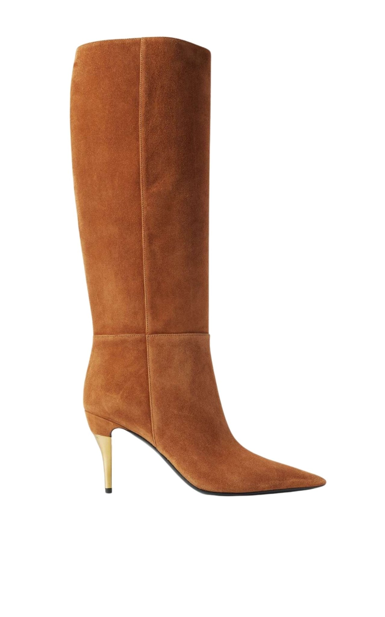Gucci Priscilla 85 Suede Knee Boots - Runway Catalog