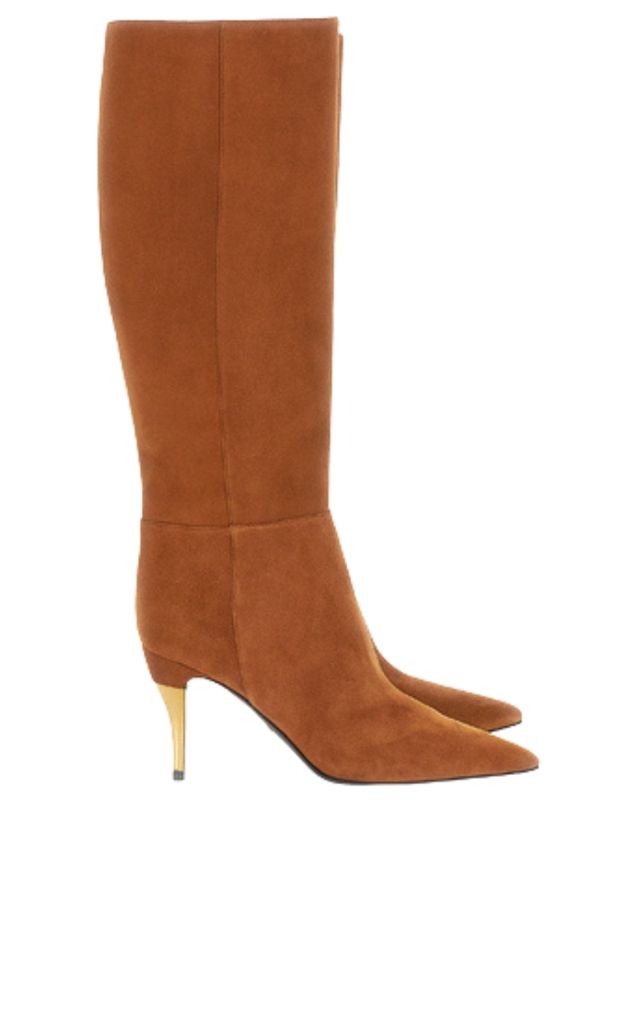 Gucci Priscilla 85 Suede Knee Boots - Runway Catalog
