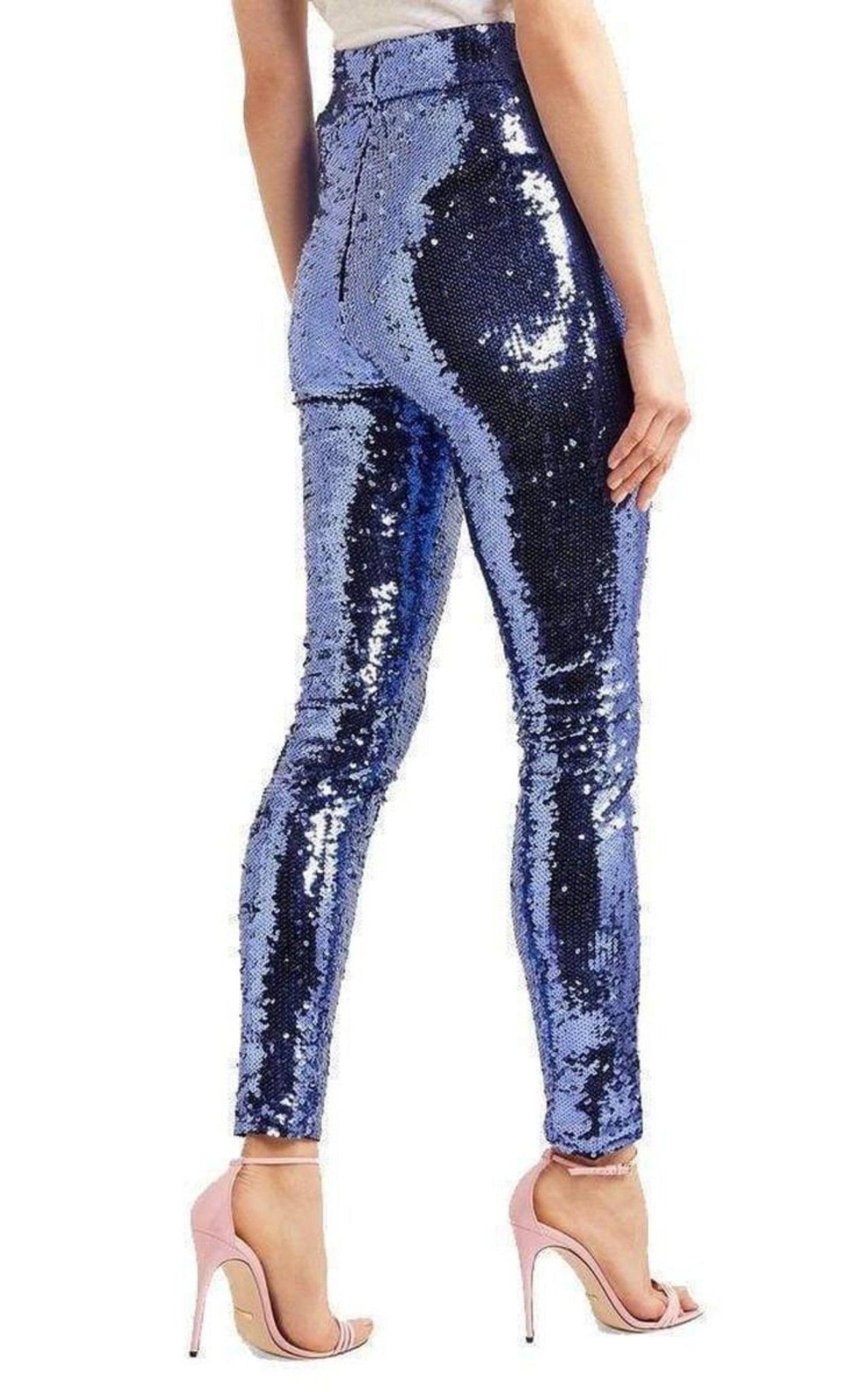 Gucci Purple Sequin Tulle Leggings - Runway Catalog