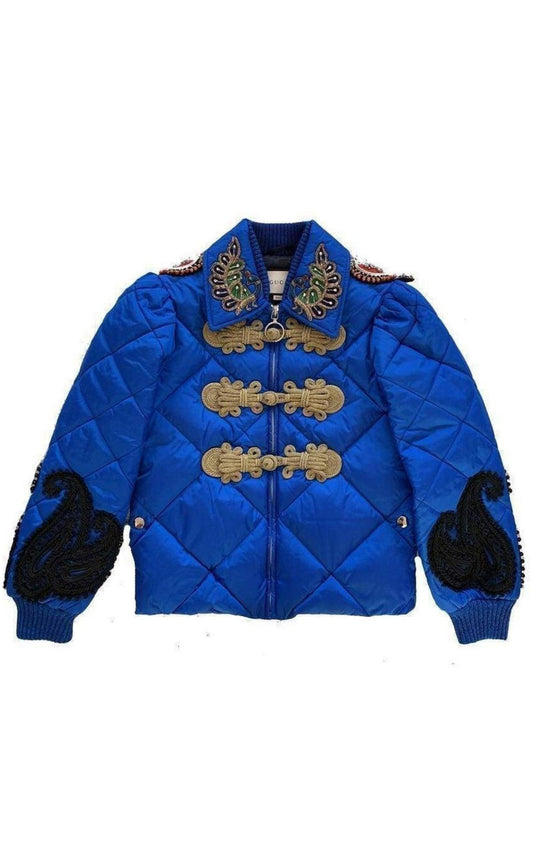 Quilted Bomber Jacket Gucci