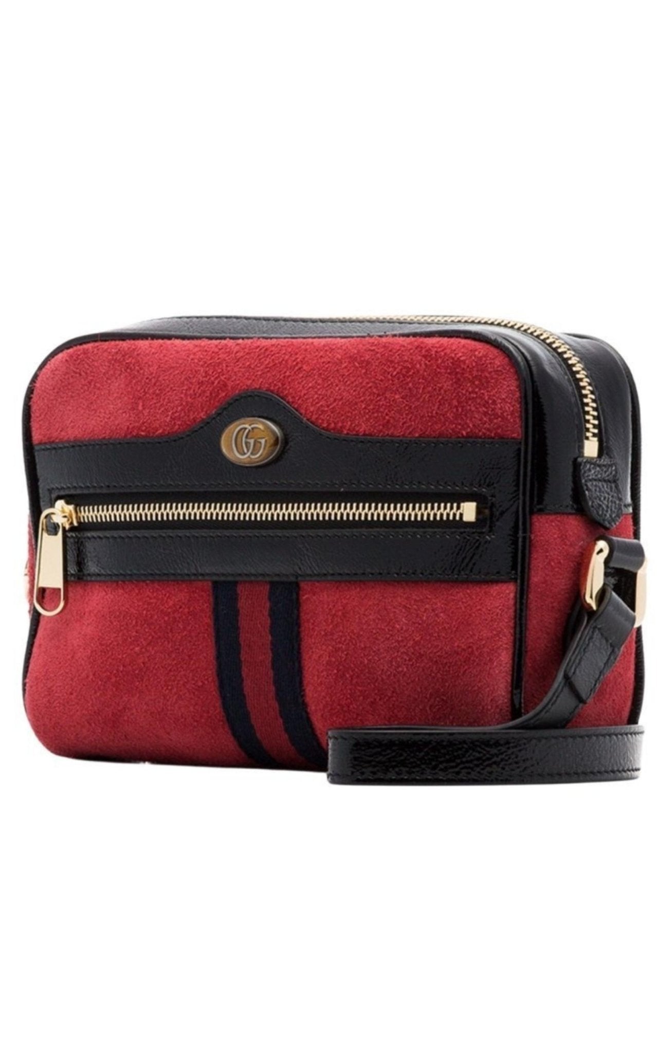Gucci Red Ophidia Suede Mini Bag - Runway Catalog