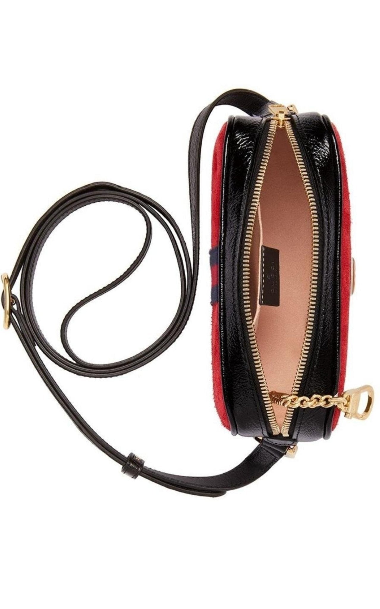 Gucci Red Ophidia Suede Mini Bag - Runway Catalog