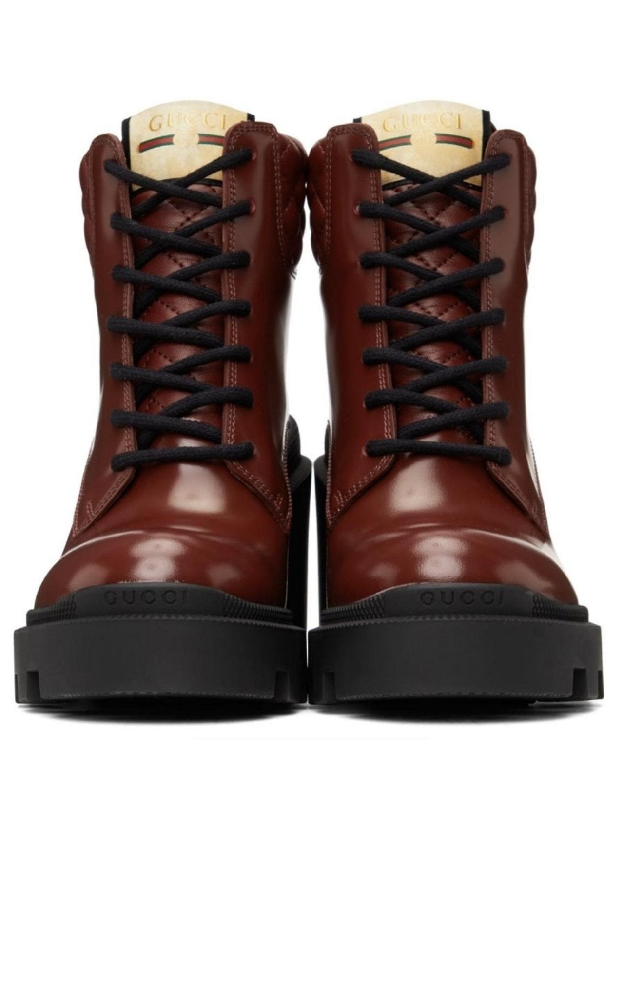 Gucci Red Trip Ankle Boots - Runway Catalog