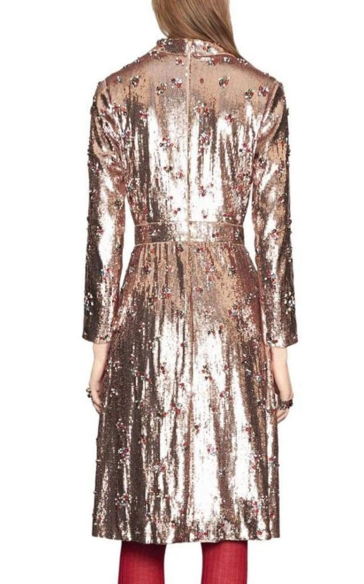 Gucci Sequins with Crystal Embroidered Dress - Runway Catalog