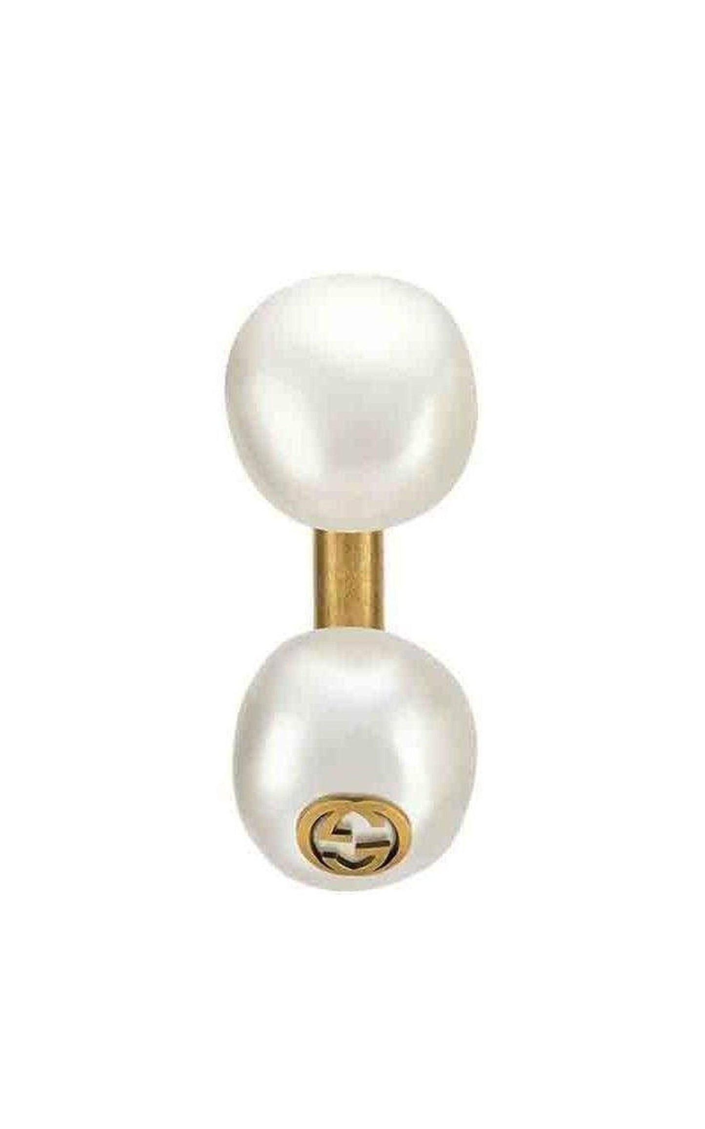 Single Earring with Pearls in Gold Gucci