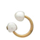 Single Earring with Pearls in Gold Gucci