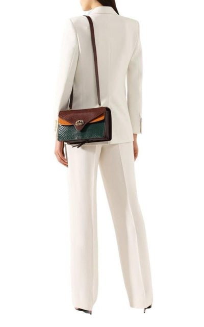 Gucci Small Python Shoulder Bag - Runway Catalog