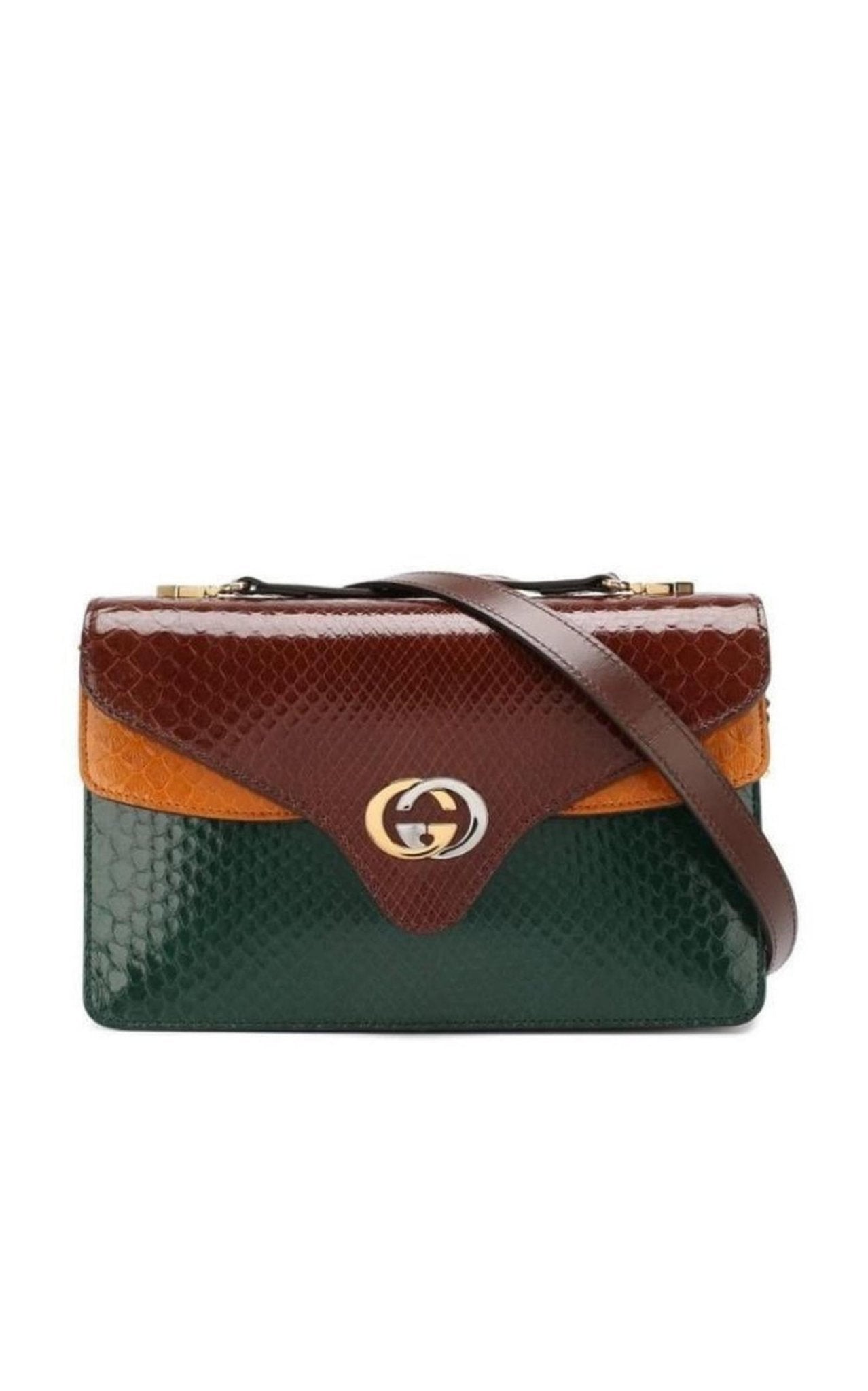 Gucci Small Python Shoulder Bag - Runway Catalog