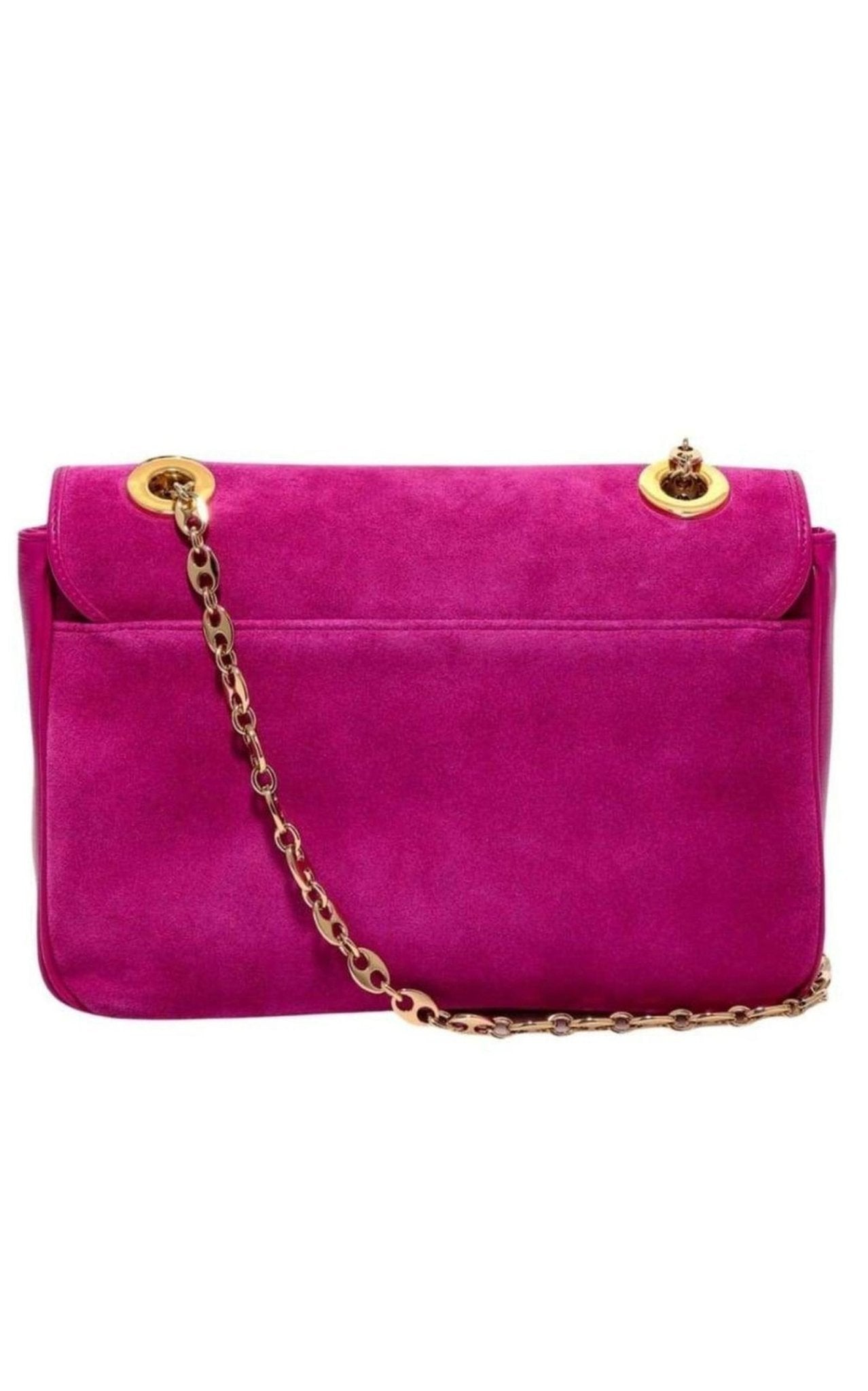 Gucci Small Suede Shoulder Bag - Runway Catalog