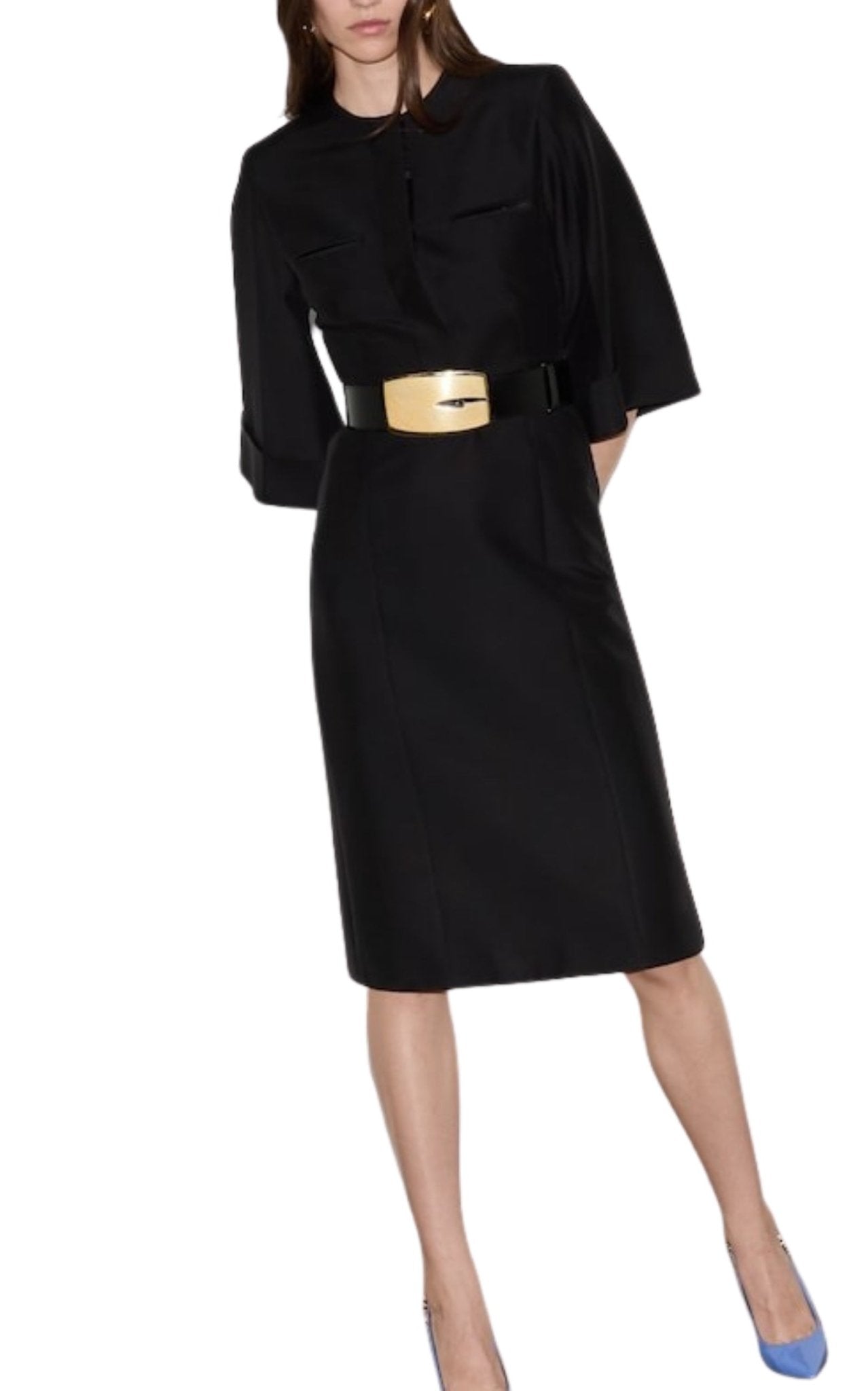 Gucci Soft Wool Silk Midi Dress - Runway Catalog