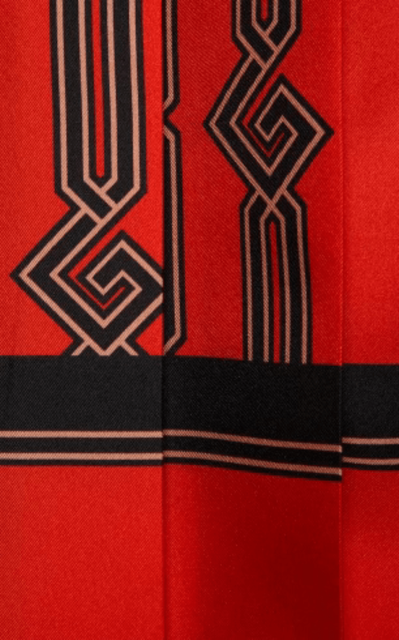 Gucci Square G Chain Print Silk Dress - Runway Catalog