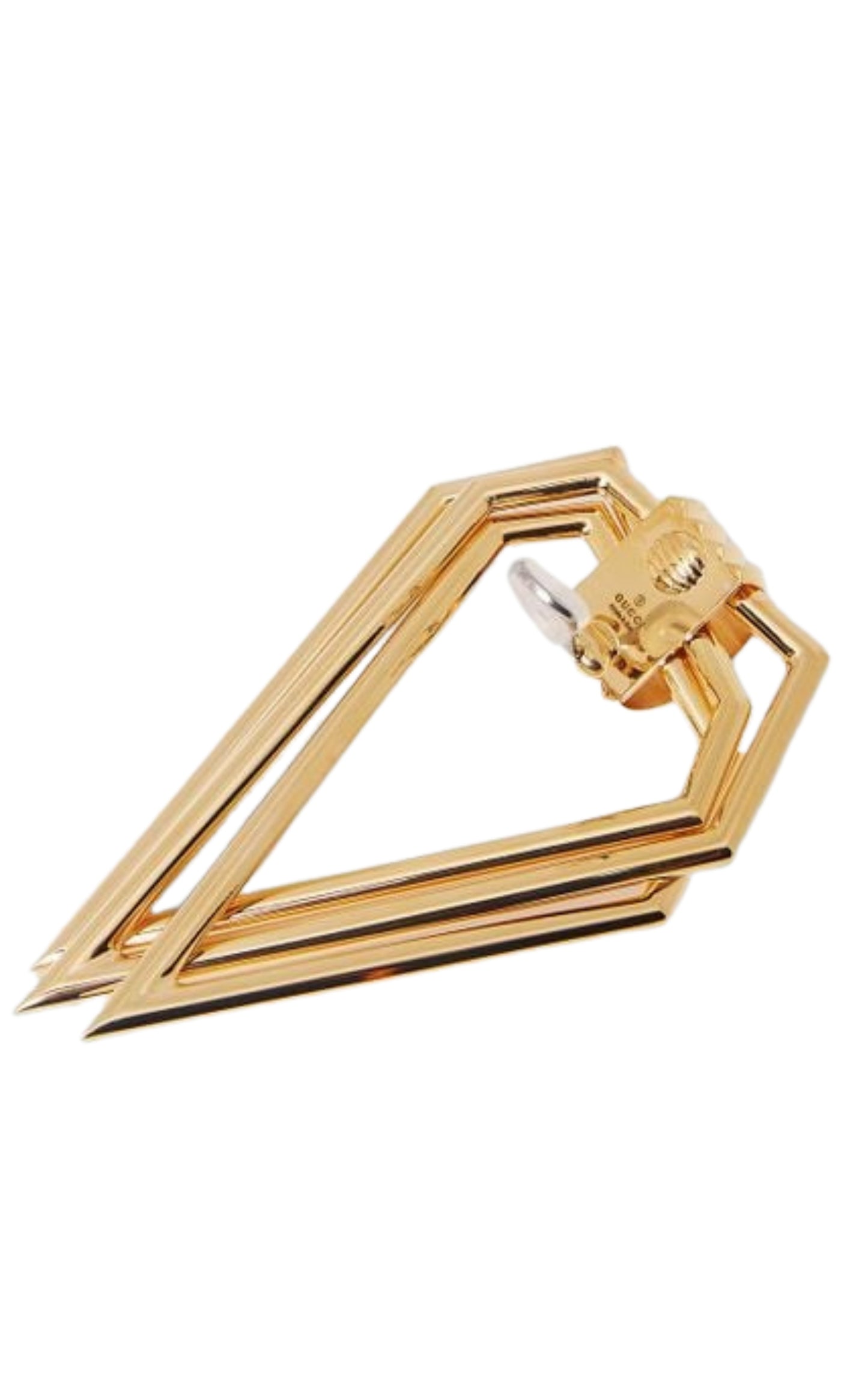 Stacked Triangle Clip-On Earrings Gucci