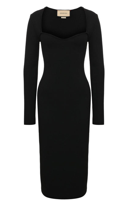 Stretch Viscose Bodycon Dress Gucci